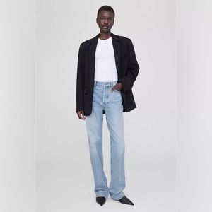 Anine Bing Olsen Jean in Bleached Blue